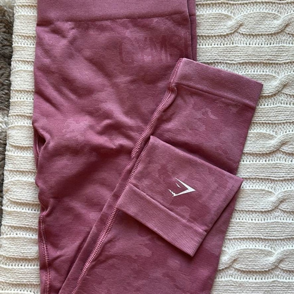 Gymshark Mauve Camo Leggings